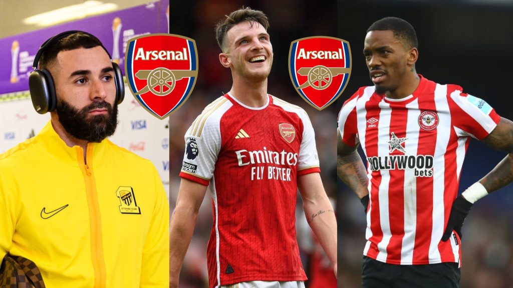 “Welcome to Emirates…”: After what happened in London yesterday, Declan Rice now sends one-word message to £80m striker Arsenal really want to sign this month